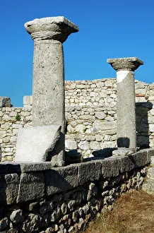 Christians: Byllis Archeological Site. Cathedral. IV century A.C. Republ