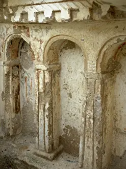 Histoy: Byzantine Art. Turkey. Cappadocia. Black Head Church. Sogan