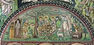 Presbytery: Byzantine mosaic, Basilica of San Vitale, Ravenna, Italy