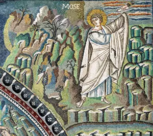 Presbytery: Byzantine mosaic, Basilica of San Vitale, Ravenna, Italy