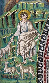 Flock: Byzantine mosaic, Basilica of San Vitale, Ravenna, Italy