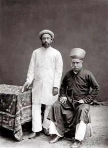 Parsi: c. 1870s India - two Parsi men