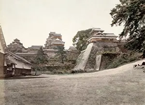 Kumamoto: c. 1880s Japan - Kumamoto Castle