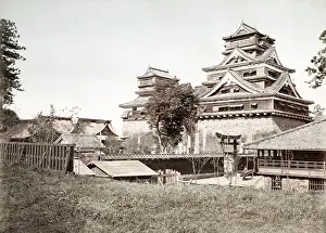 Meiji: c. 1880s Japan - Kumamoto Castle