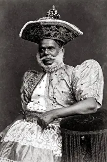 Kandy: c. 1880s Sri Lanka Ceylon - chief from Kandy