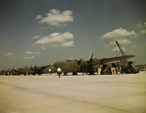 Worth: C-87 Liberator Express transports being loaded