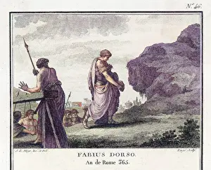Quirinal: C Fabius Dorso performing sacrifices