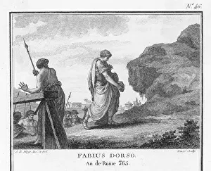 Quirinal: C Fabius Dorso performing sacrifices