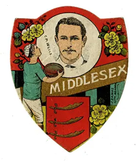 Middlesex: C M Wells, Middlesex Rugby Player