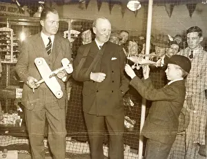 Finest: C W A Scott, left, and Sir Harry Brittain