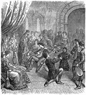 Jugglers: C13 GERMAN COURT SCENE