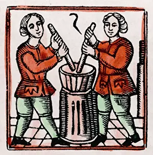 Apothecaries: C17 APOTHCARIES/WOODCUT