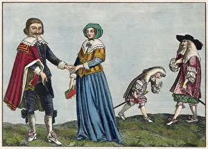 Bottomed: C17TH COSTUME - ENGLISH