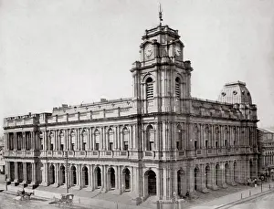 Melbourne: c.1880s Australia - the Post Office in Melbourne