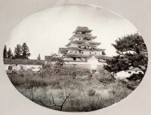 Meiji: c.1880's Japan castle at Kumamoto (?)