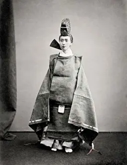 Shinto: c.1880's Japan - young priest