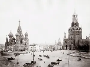 Basils: c.1890s Russia, Moscow, Red Square, Kremlin, St Basil's