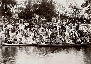 Blazer: c.1900 - boating party along the Thames