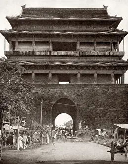 Hatamen: c.1900 China Peking Beijing - Hatamen Gate