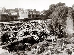 Collodion: c.1910/1920 market India - possibly Peshawar