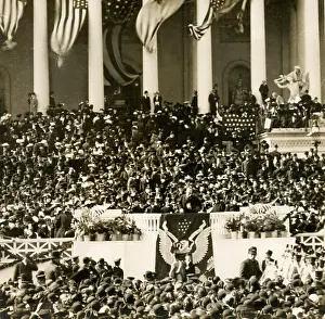 Gelatin: c.1920's - second inauguration Theodore Rosevelt