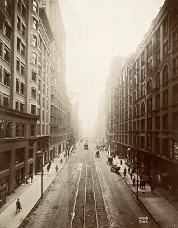 Dearborn: c.1920's - view down Dearborn Street, Chicago