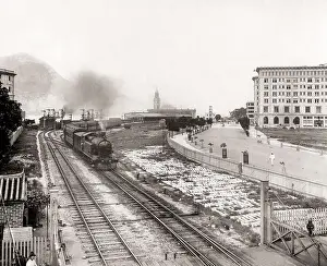 Hisotry: c.1930 Hong Kong - railway and train