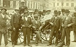 Markt: Cab driver in Vienna, 1905