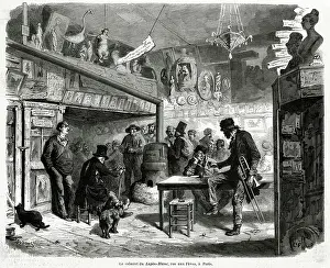 Lapin: Cabaret in Lapin Blanc, Paris, 1860