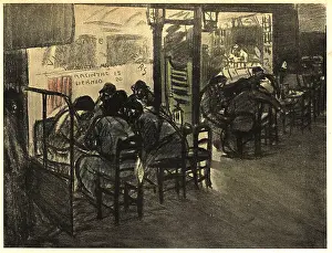 Steinlen: At The Cabaret Terrace