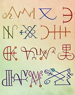 Magical: Cabbalistic Signs and Sigils, 18th Century