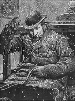 Cabbie: CABBIE IN THE SNOW
