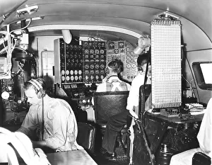 Dashboard: In the cabin of the 82-ton Douglas B-19, the world's