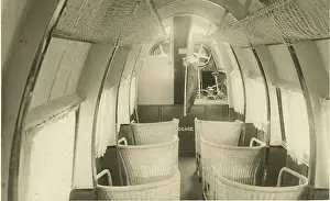 Vimy: The cabin interior of Vickers Vimy Commercial, G-EASI, C
