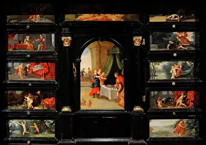 Lazaro: Cabinet. Antwerp (?). circa 1650. Detail