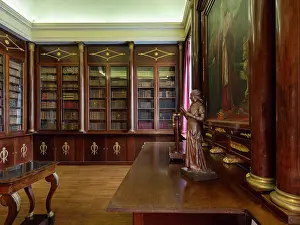 Provencal: Cabinet de Lecture, Villa Massena, Nice, Provence, France