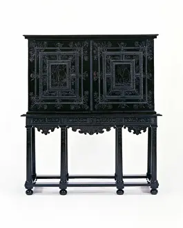 Ebony: Cabinet on stand