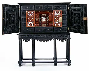 Ebony: Cabinet on stand