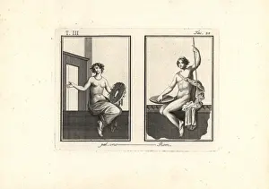 Cybele: A Cabiri with shield and spear and a Cabiridae