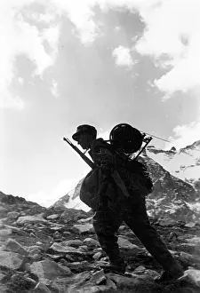 Layer: Cable layer of the mountain troops, WW2