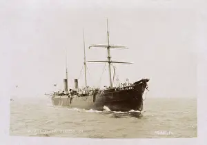 The Cable Ship Faraday in the mouth of the River Thames