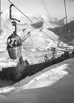 Cableway: Cableway to the Katrin (Bad Ischl) - circa 1965
