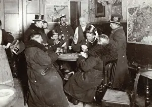Tavern: Cabmen playing cards, 1910