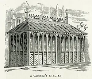 Rambles: A cabmen's shelter, London