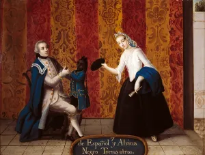 Albina: CABRERA, MIGUEL (1695-1768). CASTAS