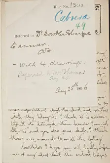 Cabrera: Cabrera-Thomas letter - page 1