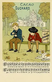 Tabac: Cacao Suchard advertisement
