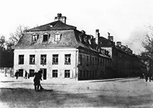 Karlsplatz: Cadet school at Karlsplatz (Stachus) in Munich