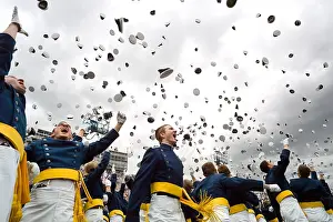 Air Force: Cadets celebrate their graduation from the United