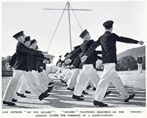Nov24: Cadets marching on parade ground
